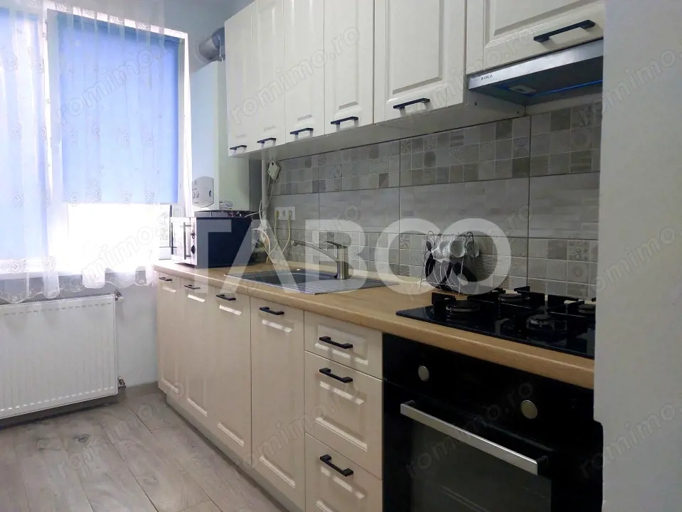 Apartament renovat recent 2 camere parter balcon zona Dioda Sibiu