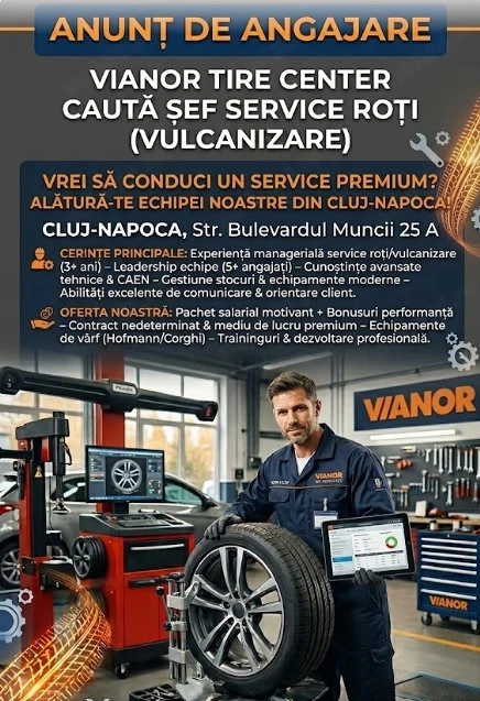 Sef service Vianor Cluj-Napoca