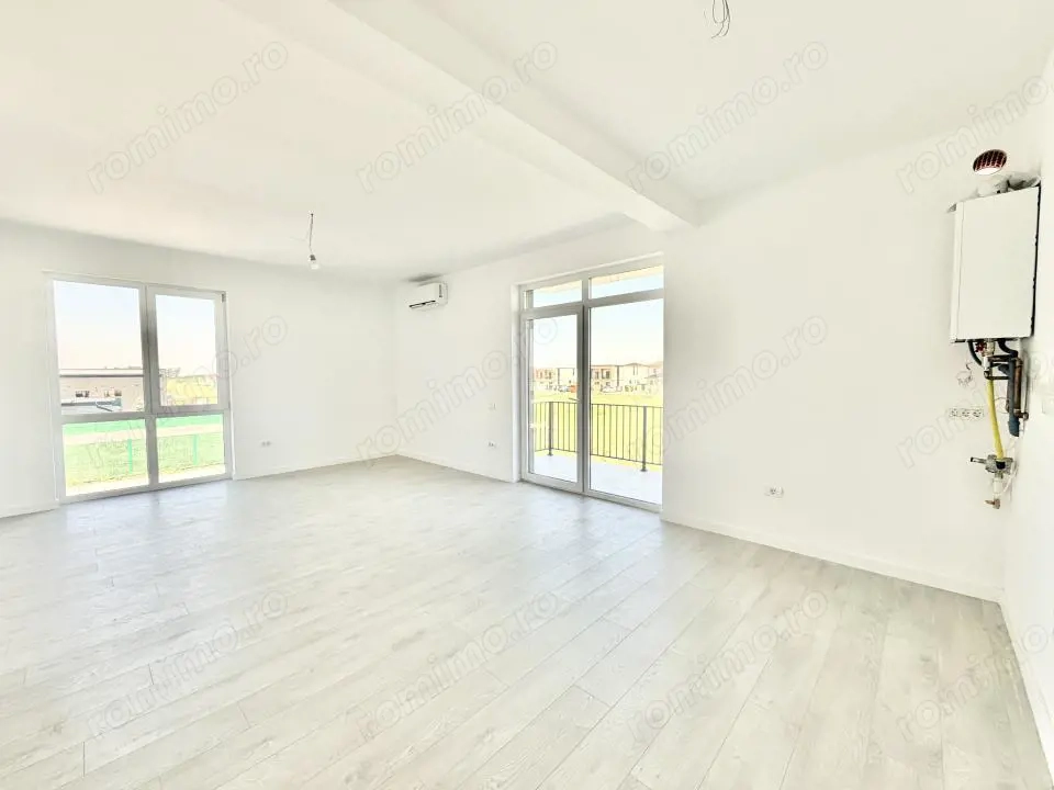 Apartament 2 camere cu gradina 120 mp + Sistem AC - Mosnita