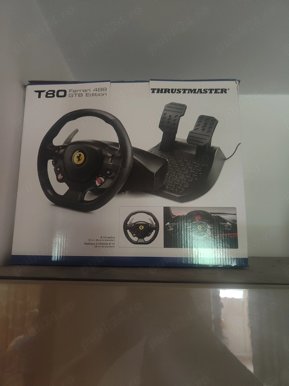 Vand volan ferrari nou! T80 488 gtb edition nou!! Este doar probat si nefolosit !