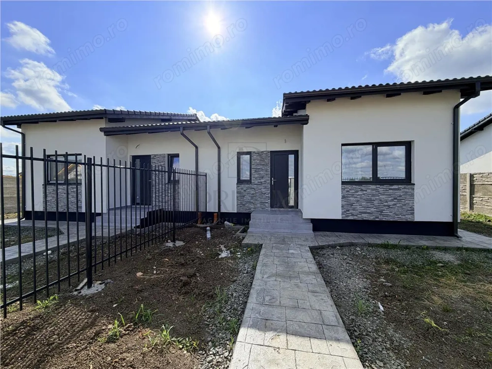 Duplex pe plan - compartimentare practica - 3 bai - teren 375 mp