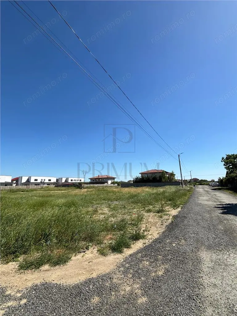 Teren intravilan- MOSNITA NOUA- 2 FRONTURI STRADALE-TOATE UTILITATILE