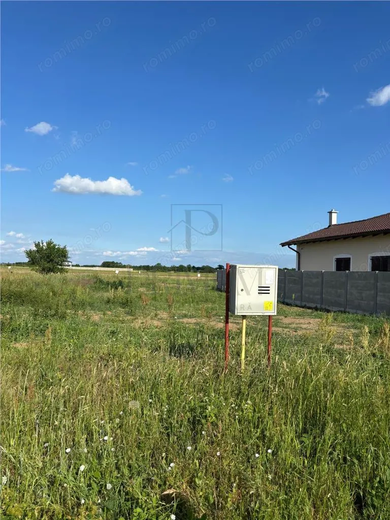 24 Terenuri- Mosnita Noua- TOATE UTILITATILE- zona in plina dezvoltare