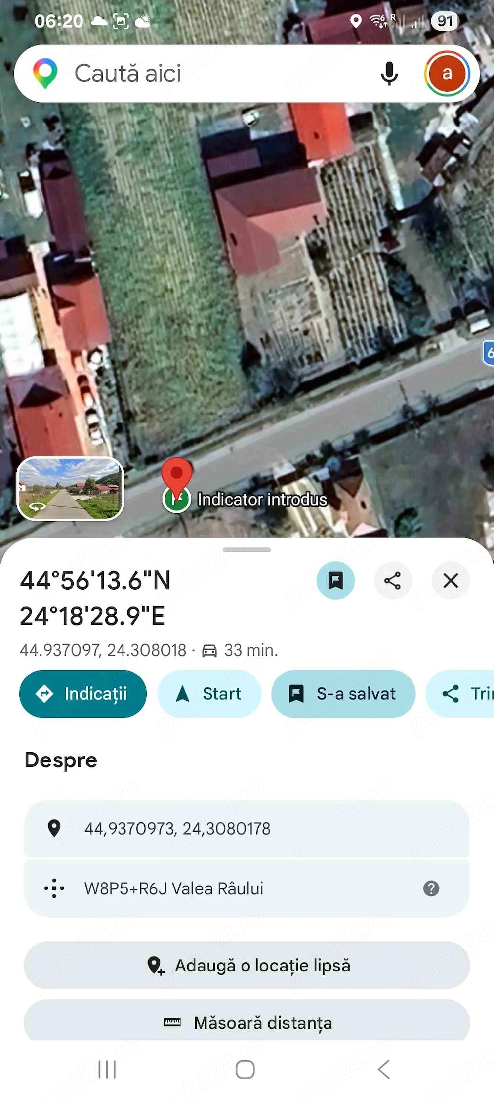 Vand teren galicea valea raului