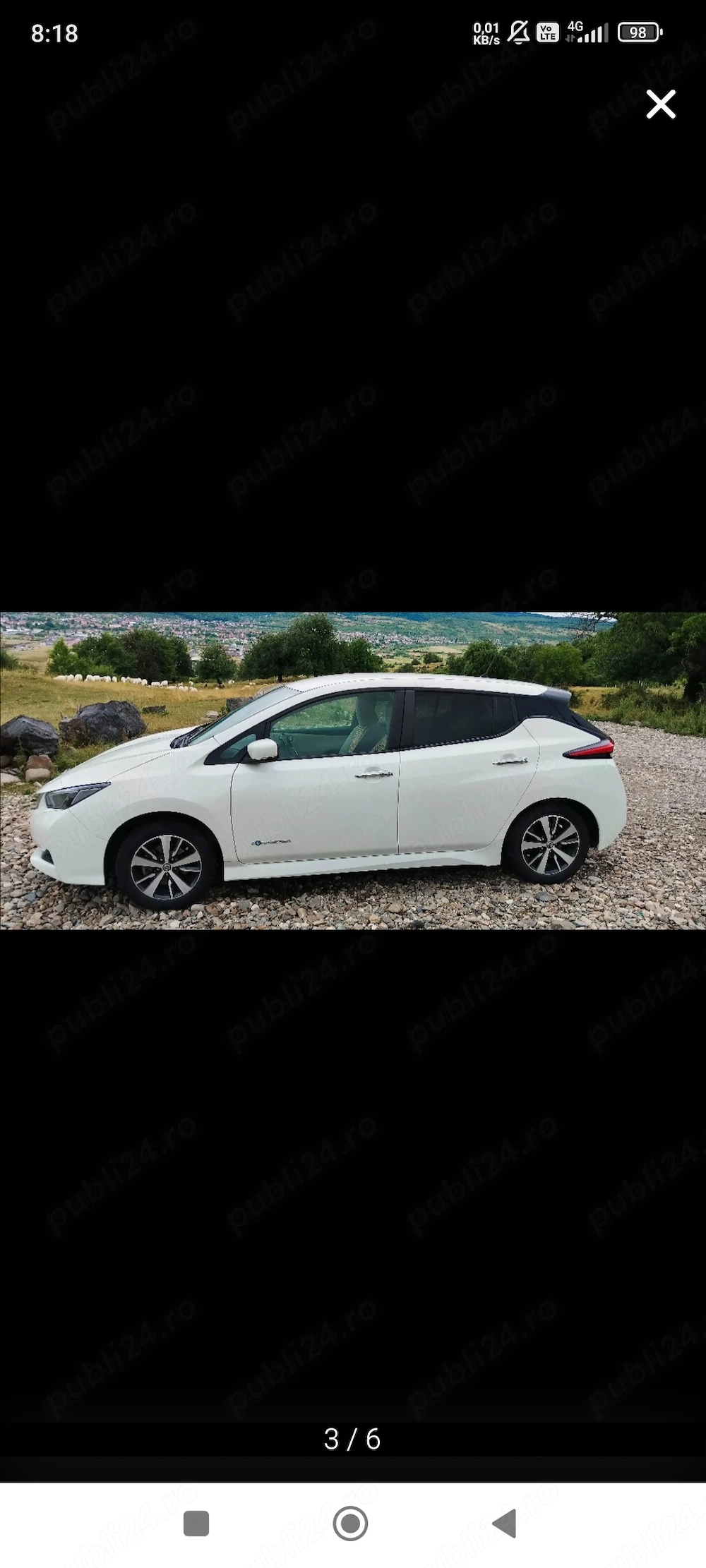 nissan leaf 40 kw din 2019  cu 106 k km 