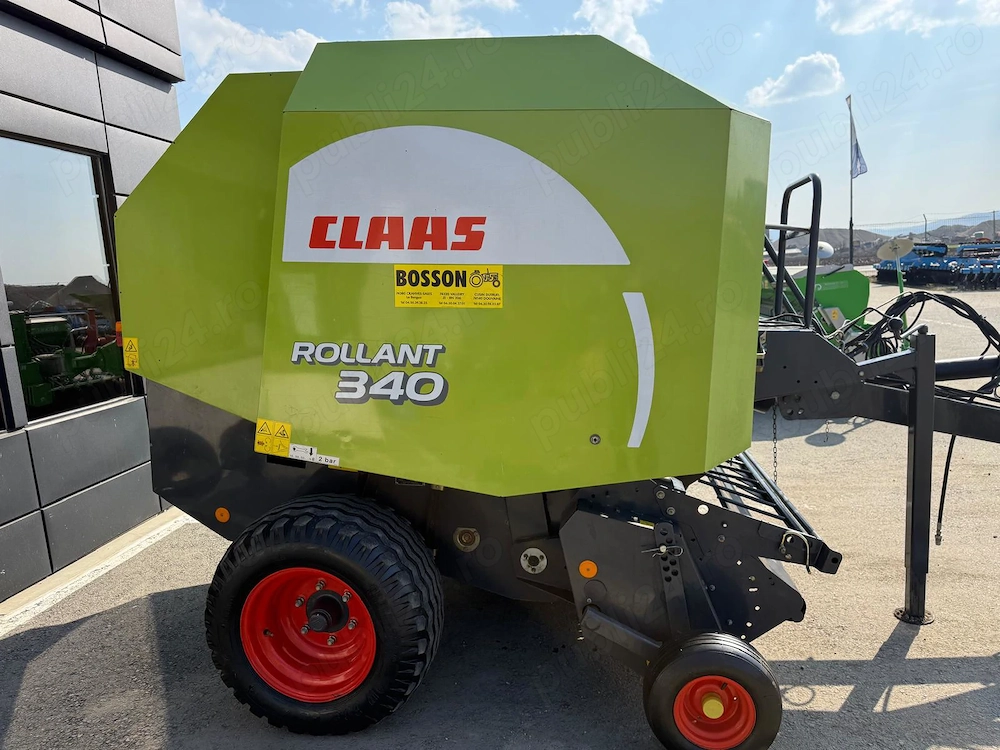 Presa cilindrica Claas  Rollant 340, plasa si sfoara .