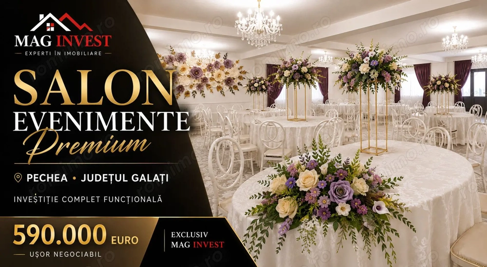 LORD HOUSE EVENTS – salon de evenimente premium, loc. Pechea