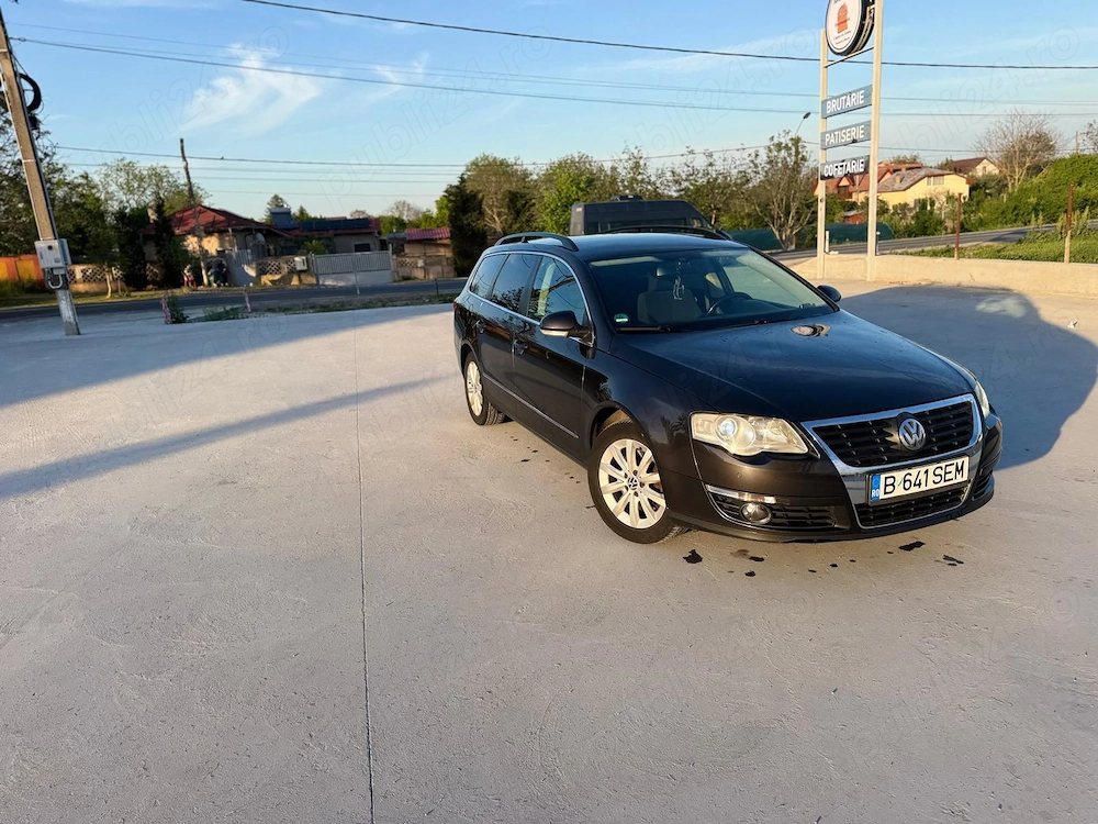 Volkswagen Passat Break 2  km, full fără trapă, întreținut