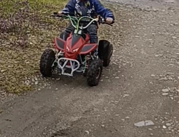 atv de copii de 49 pornire la sfoara 