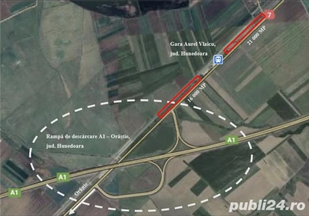 Spatii Logistice si Industriale cu acces Feroviar si Rutier -  Aurel Vlaicu, Orastie jud Hunedoara