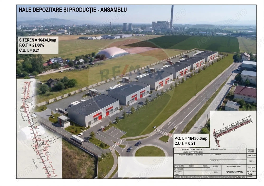 Teren industrial 16.434 mp, PUZ aprobat, Uzina 2, Brașov