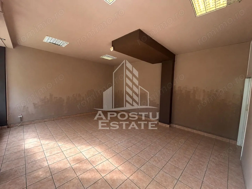 Spatiu comercial cu vad, 85 mp, langa Piata Aurora, zona Dambovita