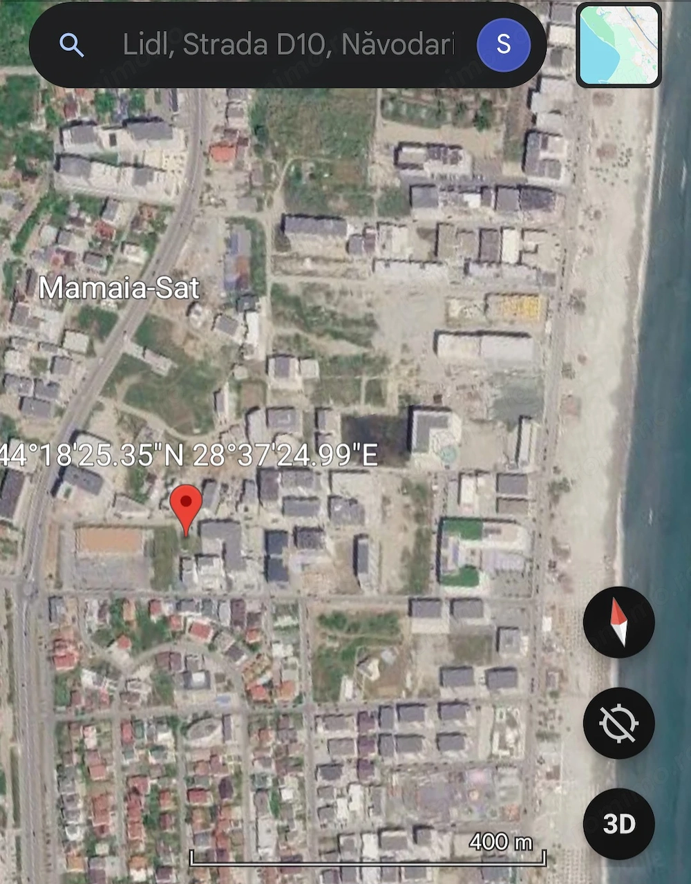Teren intravilan puz P+11 Mamaia Nord