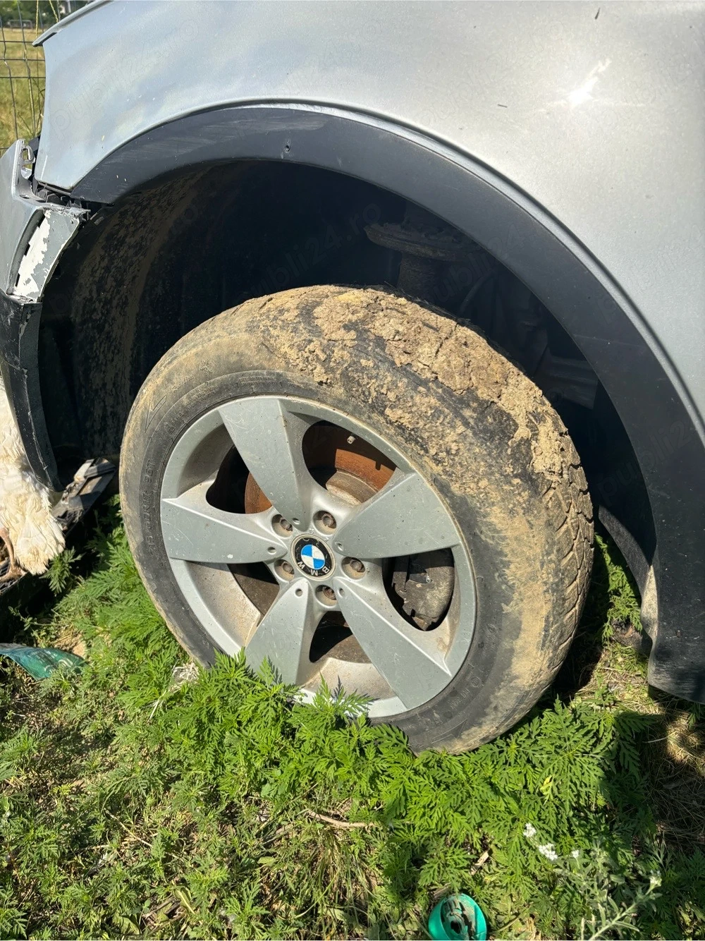 jante bmw x3 cu tot cu cauciucuri intacte 