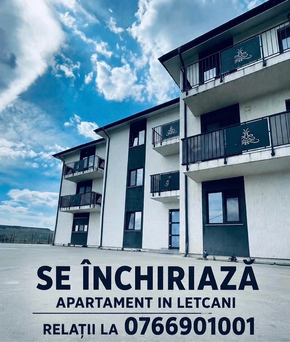 se închiriază apartament in Letcani 