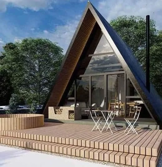 Construim Cabane tip A frem