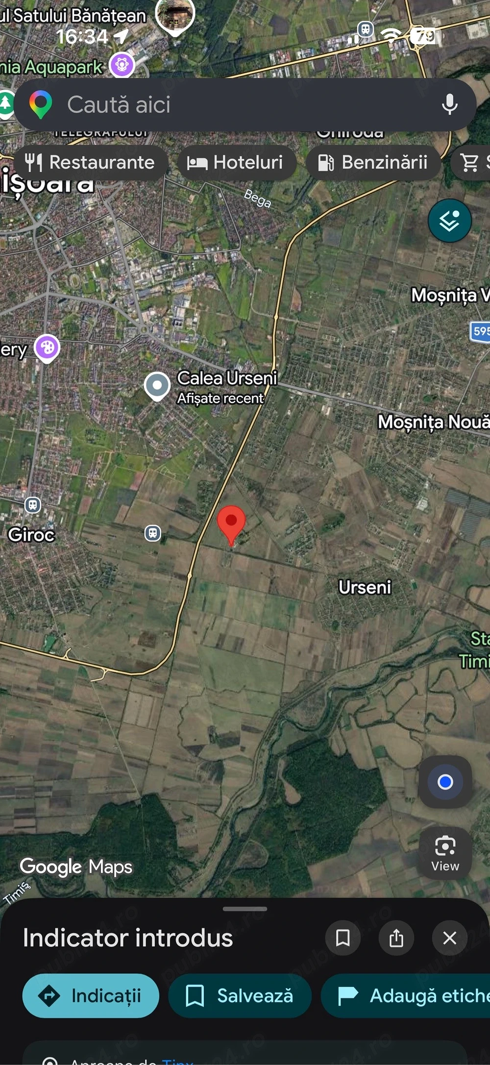 VÂND TEREN 10.000 MP   Giroc, Calea Urseni