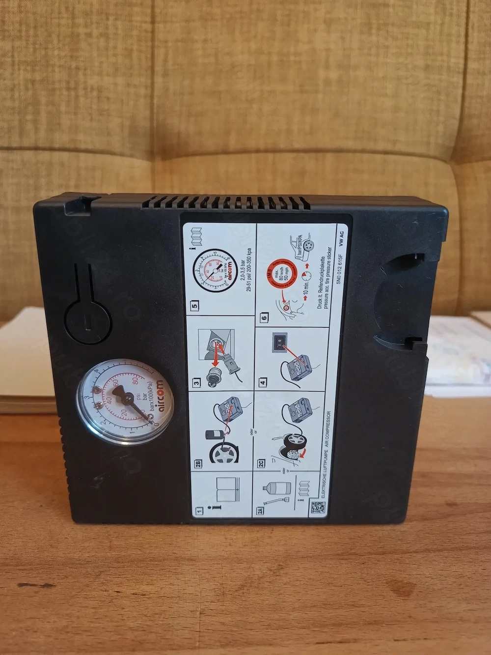 Compresor auto Aircom 150W 12V