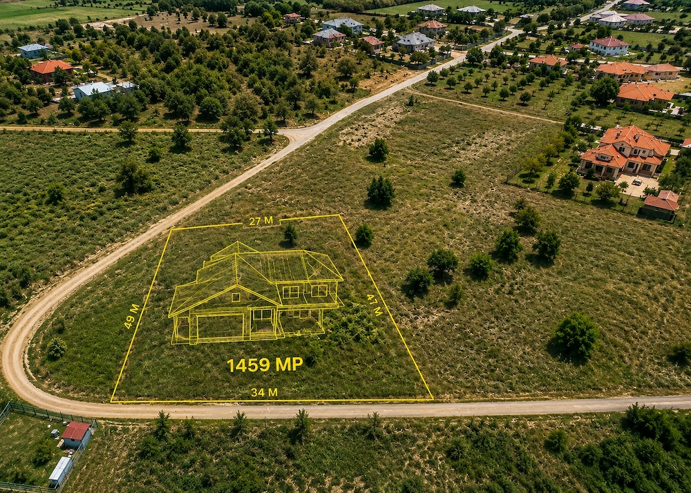 Teren intravilan - 1500 mp. - Loc de casa - Dealurile Oradiei - IMOBIHOR