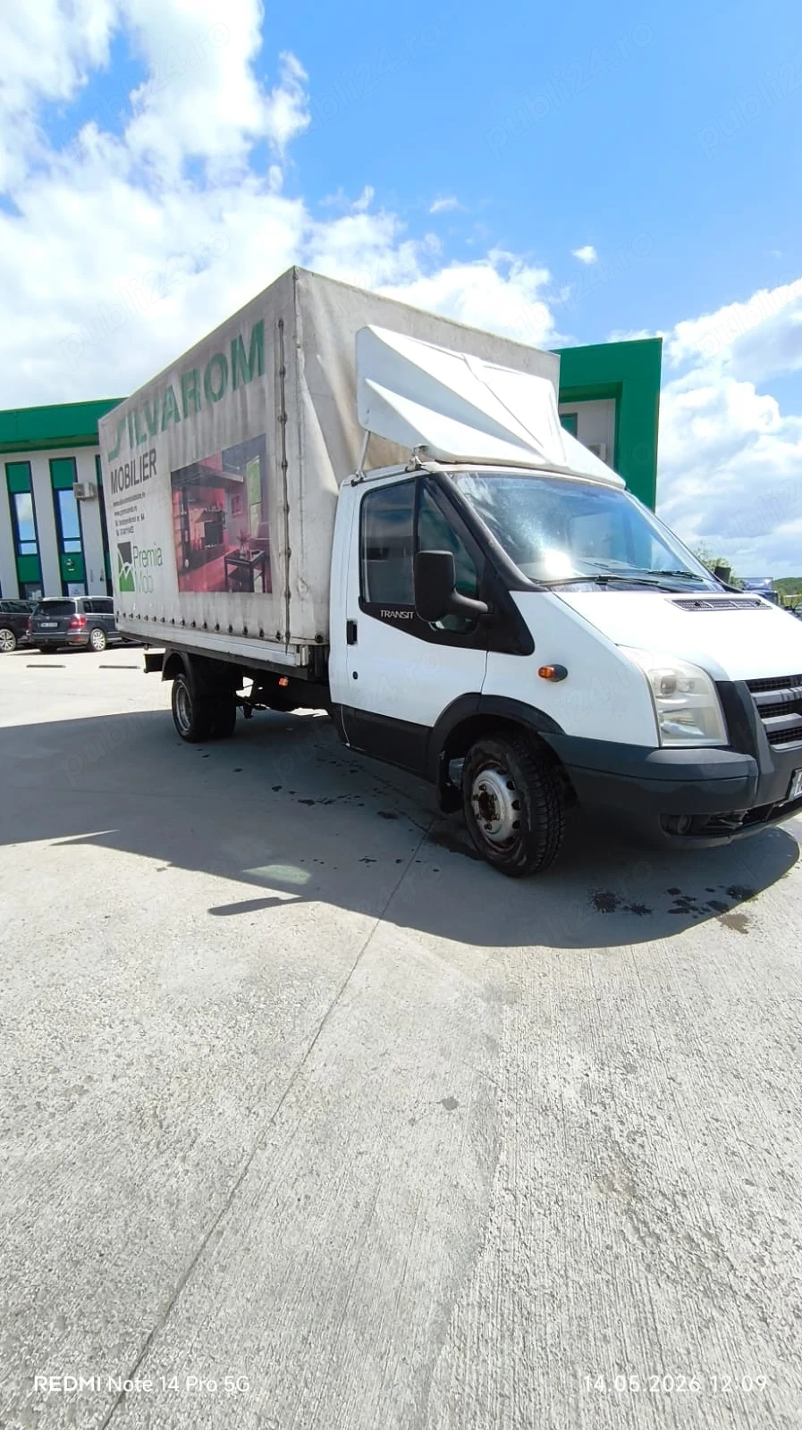 FORD TRANSIT 2007, KM 225.000, cu prelata