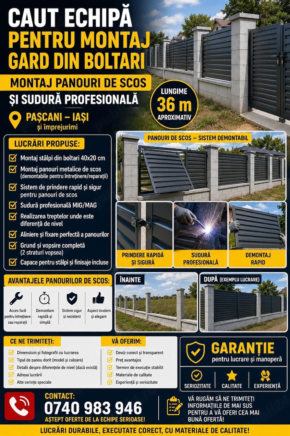 constructie gard