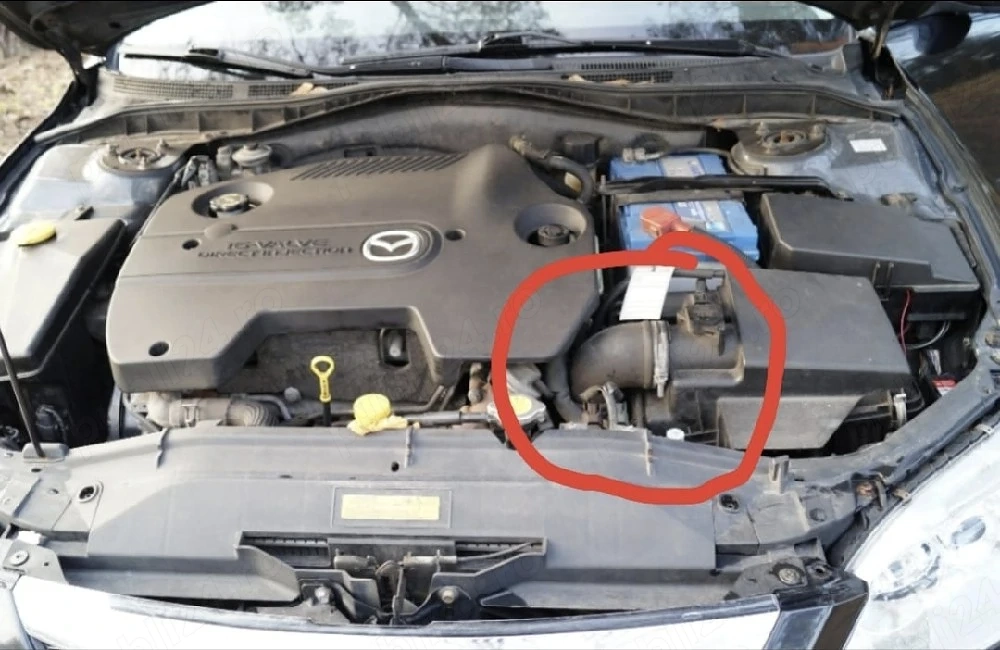 furtun admisie intercooler mazda