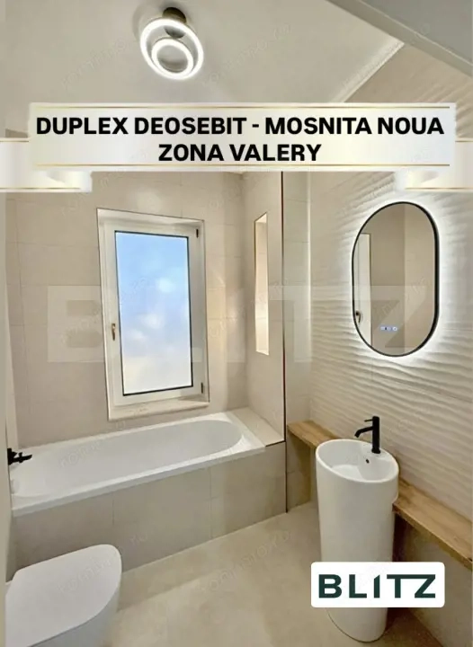 Duplex Premium, curte generoasa, Zona Valery - Mosnita Noua