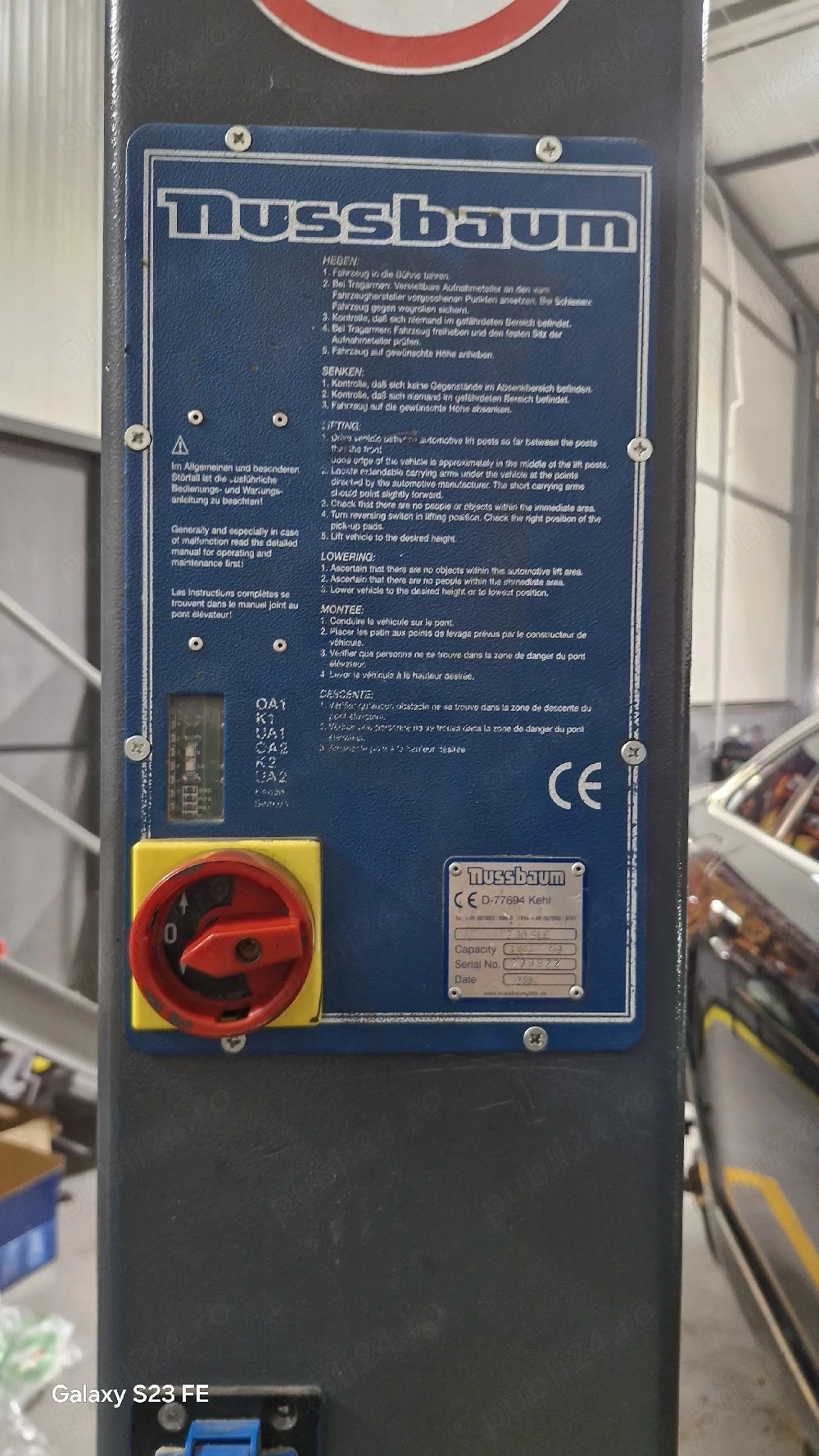 vand elevator nussbaum 3tone 