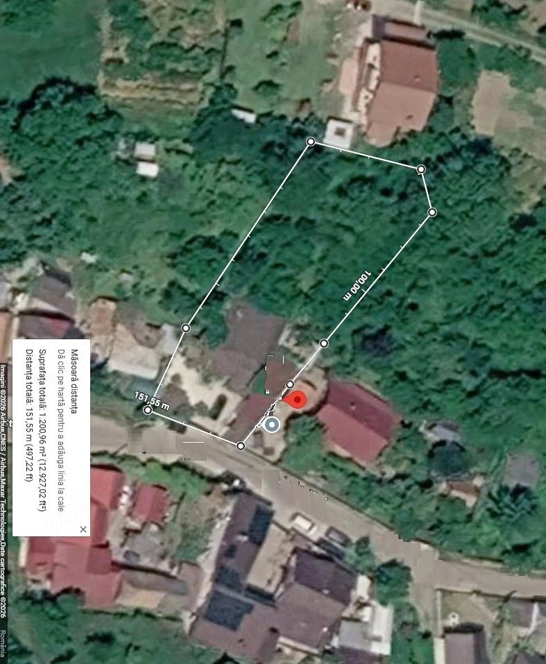 Teren si casa  Alexandru cel Bun, la 5 min de Piatra Neamt, 1ora IASI, 3 ore Bucure