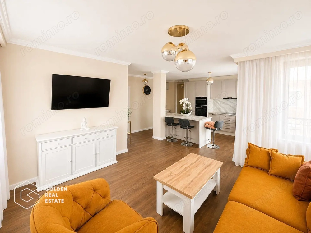 Apartament premium, zona Subcetate, 3 camere, 2 bai, loc parcare, sala, piscina