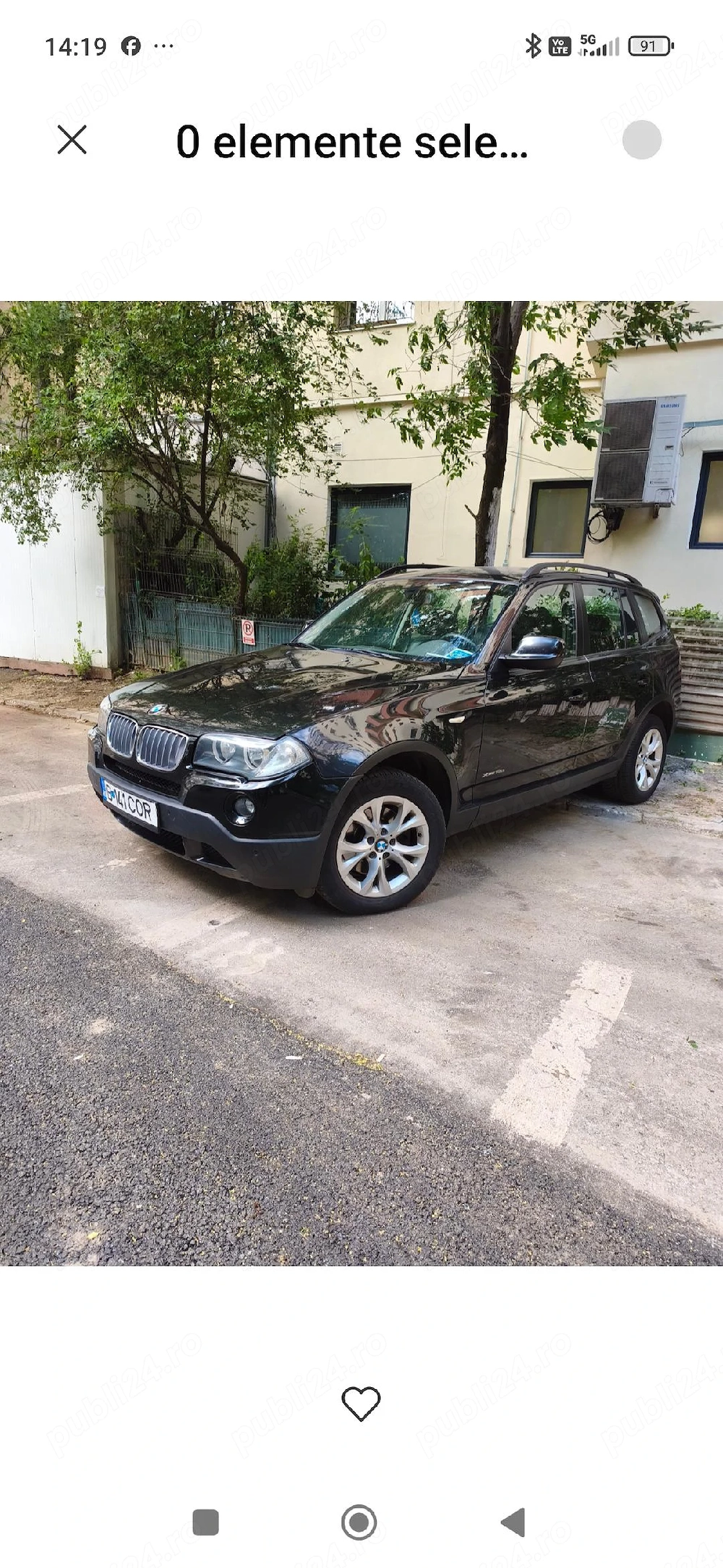 Vând BMW X3 X Drive Iulie 2010- Diesel - Stare impecabila, intretinuta exemplar 