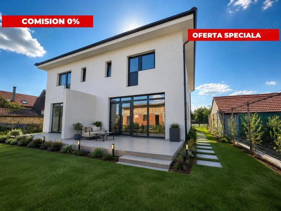 Comision 0% Duplex cu 4 camere si anexa de 40 mp - Pozitie centrala Mosnita