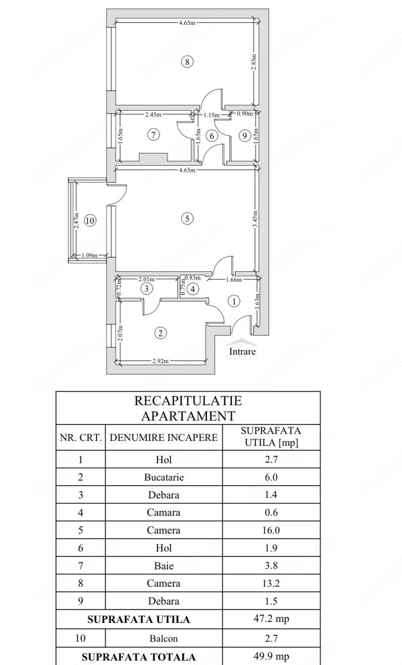 Proprietar - 2 Camere Tătărași Flora, Et. 1, Surse Proprii Fără Credit