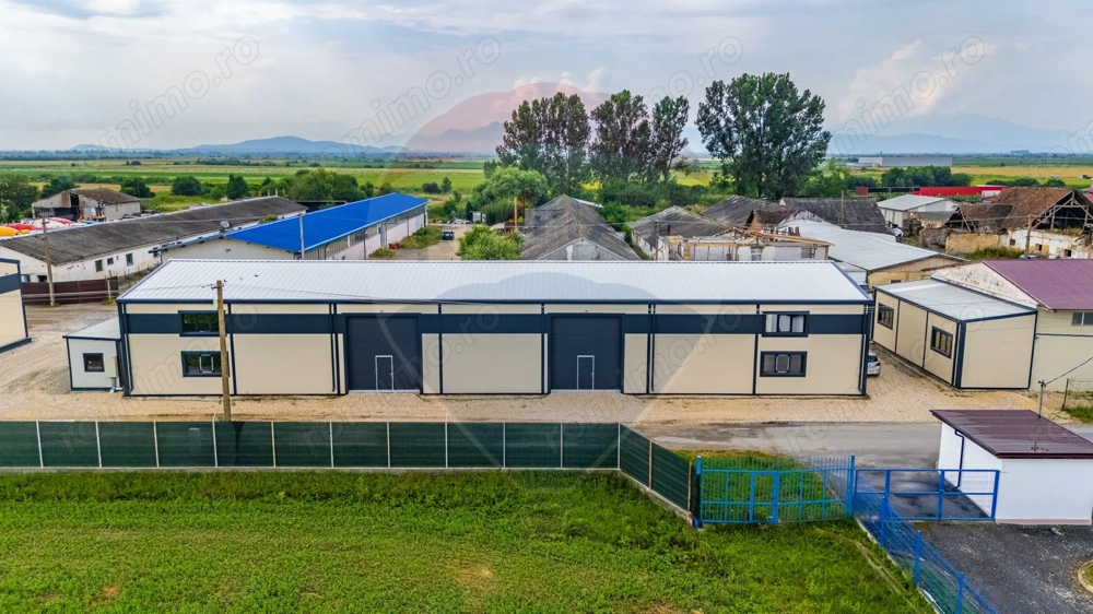 Spațiu industrial de închiriat Feldioara la 10 minute nord de Brașov