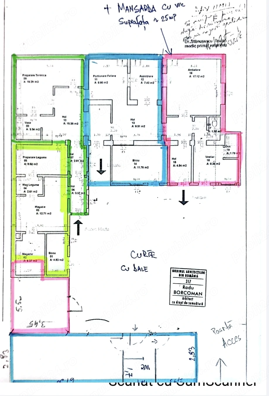 Casa complex studentesc. 406 mp