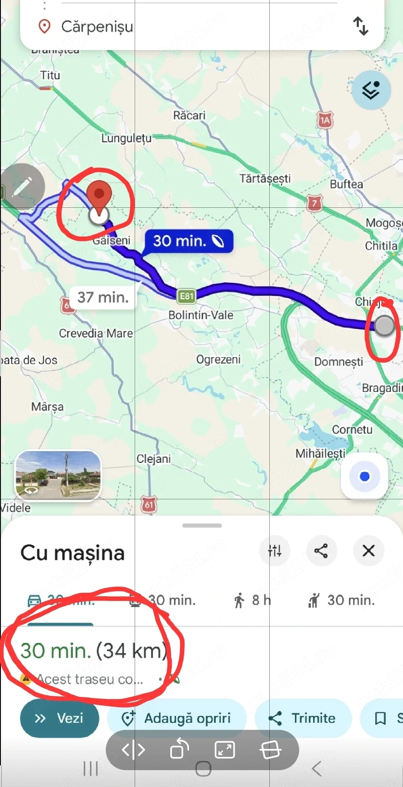 Teren de vânzare lângă București 
