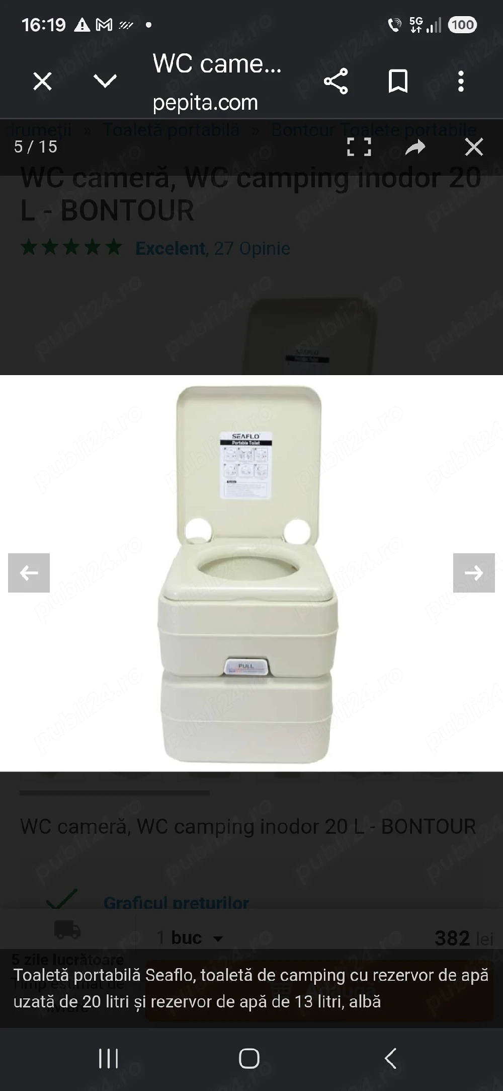 WC portabil