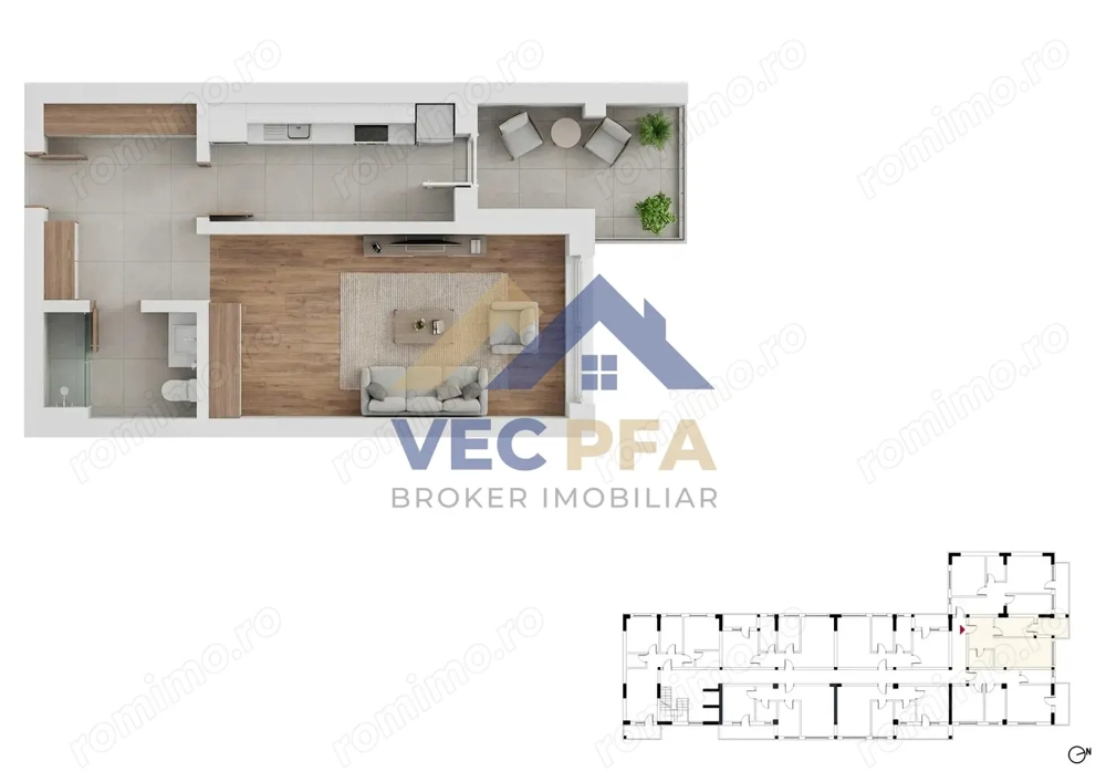 DISCOUNT 3-5% Garsoniere  41-44mp | Finisaje la Alegere | Comision 0%