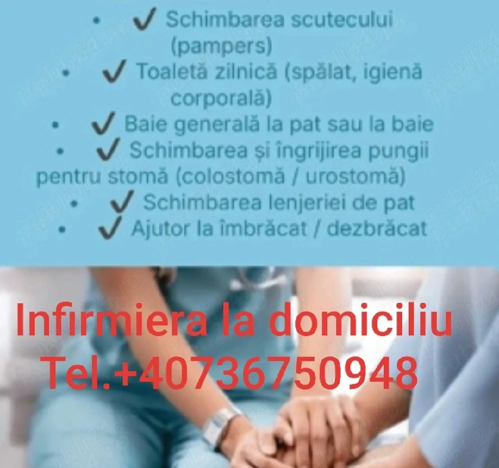 Ingrijire persoane la domiciliu