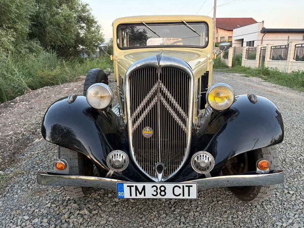 Masina de epoca an 1937 Citroen Rosalie atestat vehicul istoric 