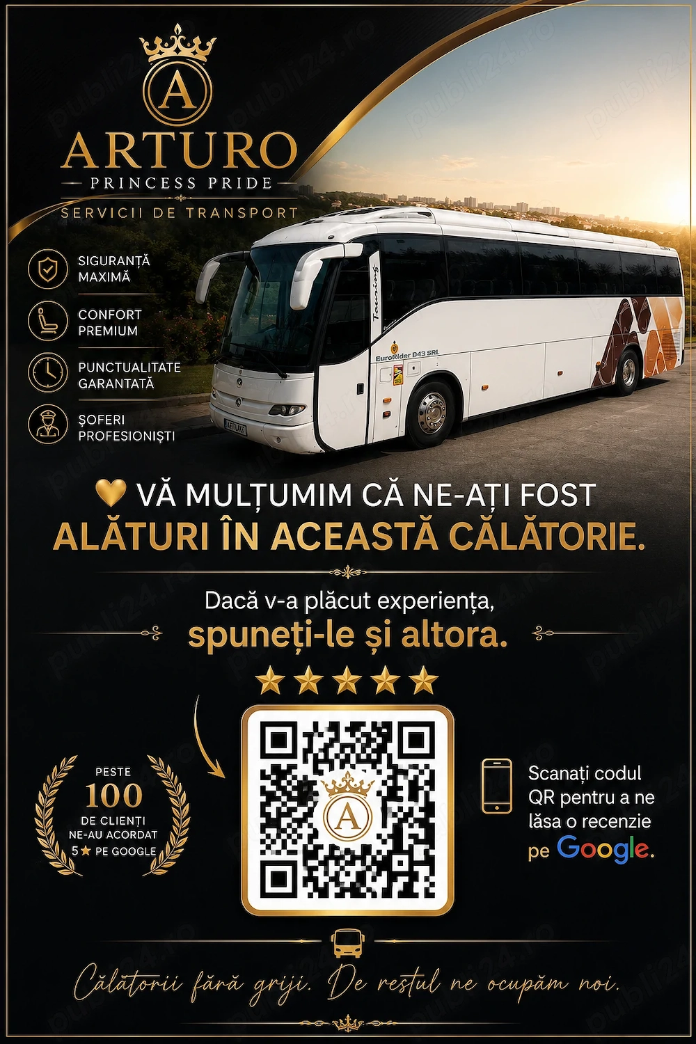 Inchiriere Autocar Bucuresti Ilfov | Transport Grupuri | ARTURO TOURS