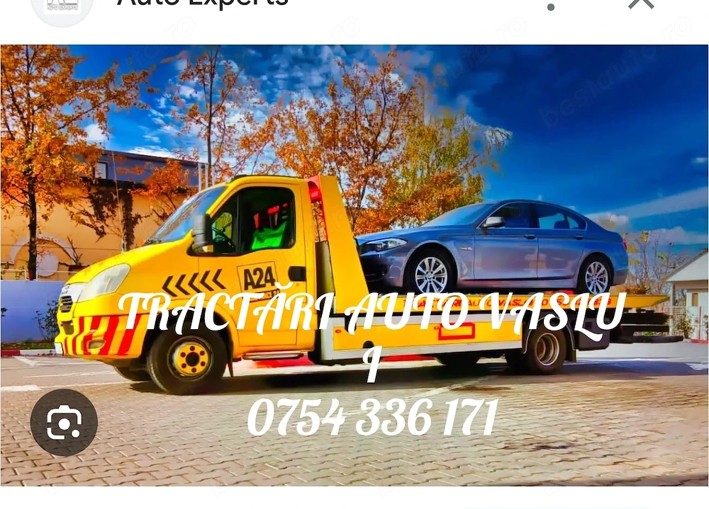 Tractări auto Vaslui NON STOP