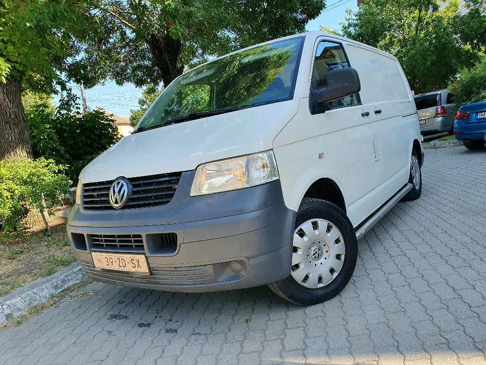 Volkswagen Transporter T5 1.9 102, clima,2x usi laterale, 3 locuri, 197000km