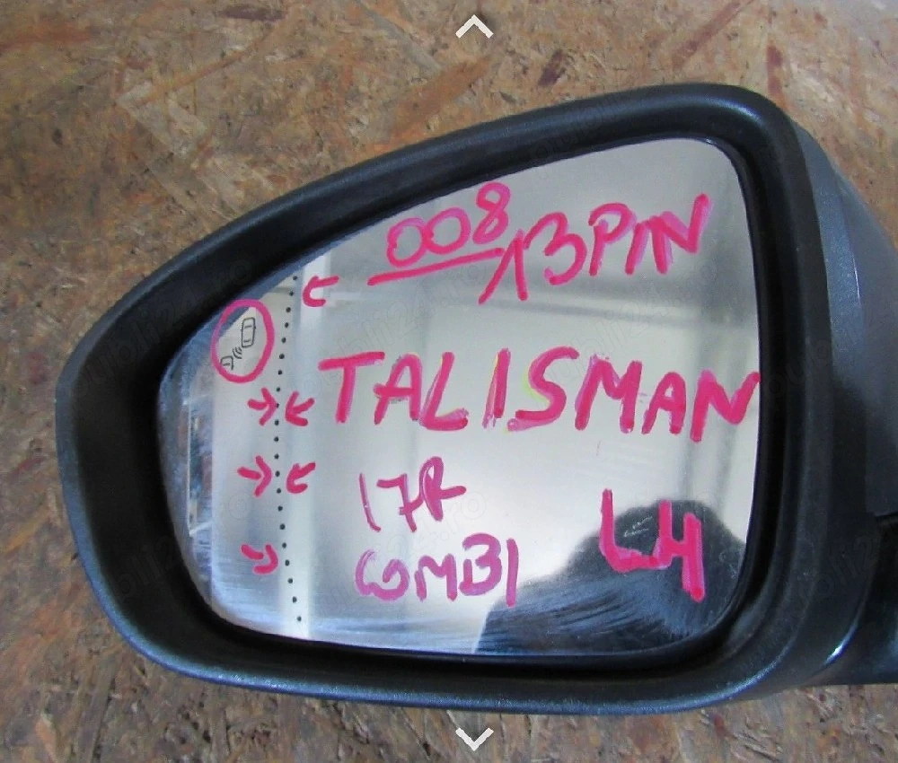 Oglinda stanga, Renault Talisman, 13 pini, OEM.