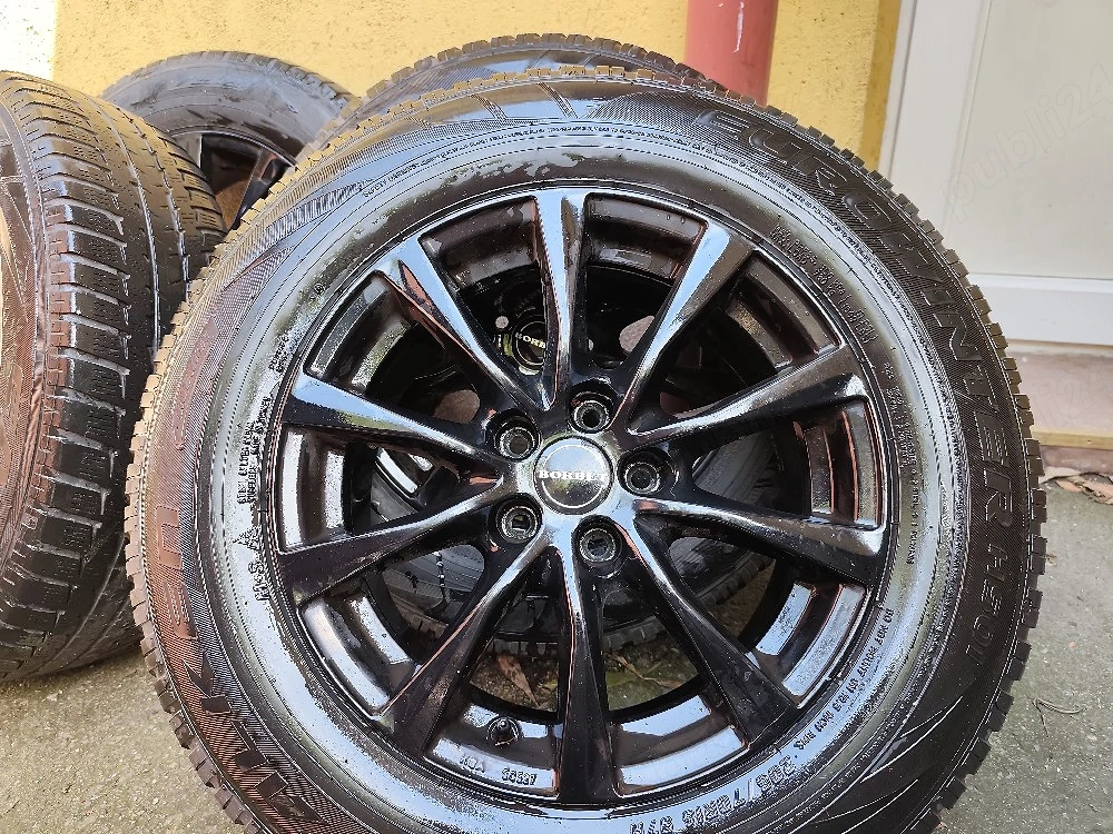 Jante auto Borbet, negre 