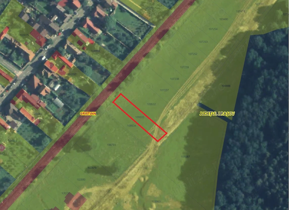 Teren Intravilan de 750 mp in Cristian, Lunca Garii