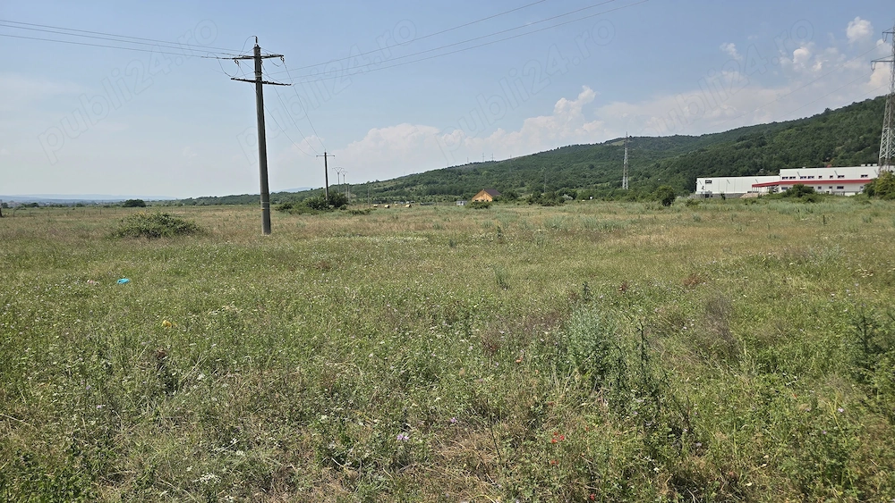 Vand teren intravilan 4500mp cu stalp de medie tensiune