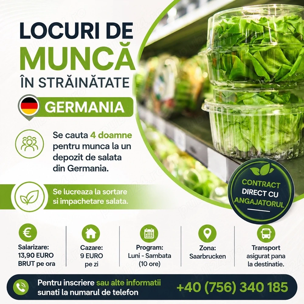 Locuri de Munca in Depozit (Germania)