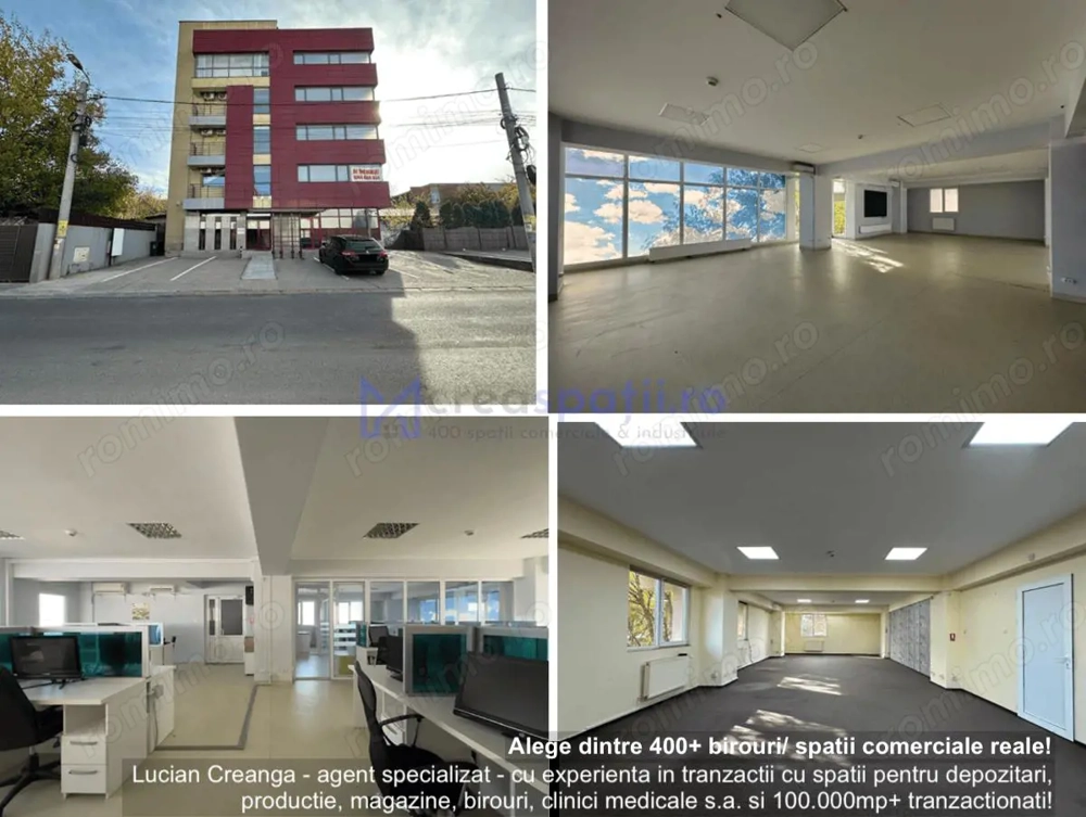 Spatii birouri bd. Socola, langa Jumbo, de la 60mp la 900mp
