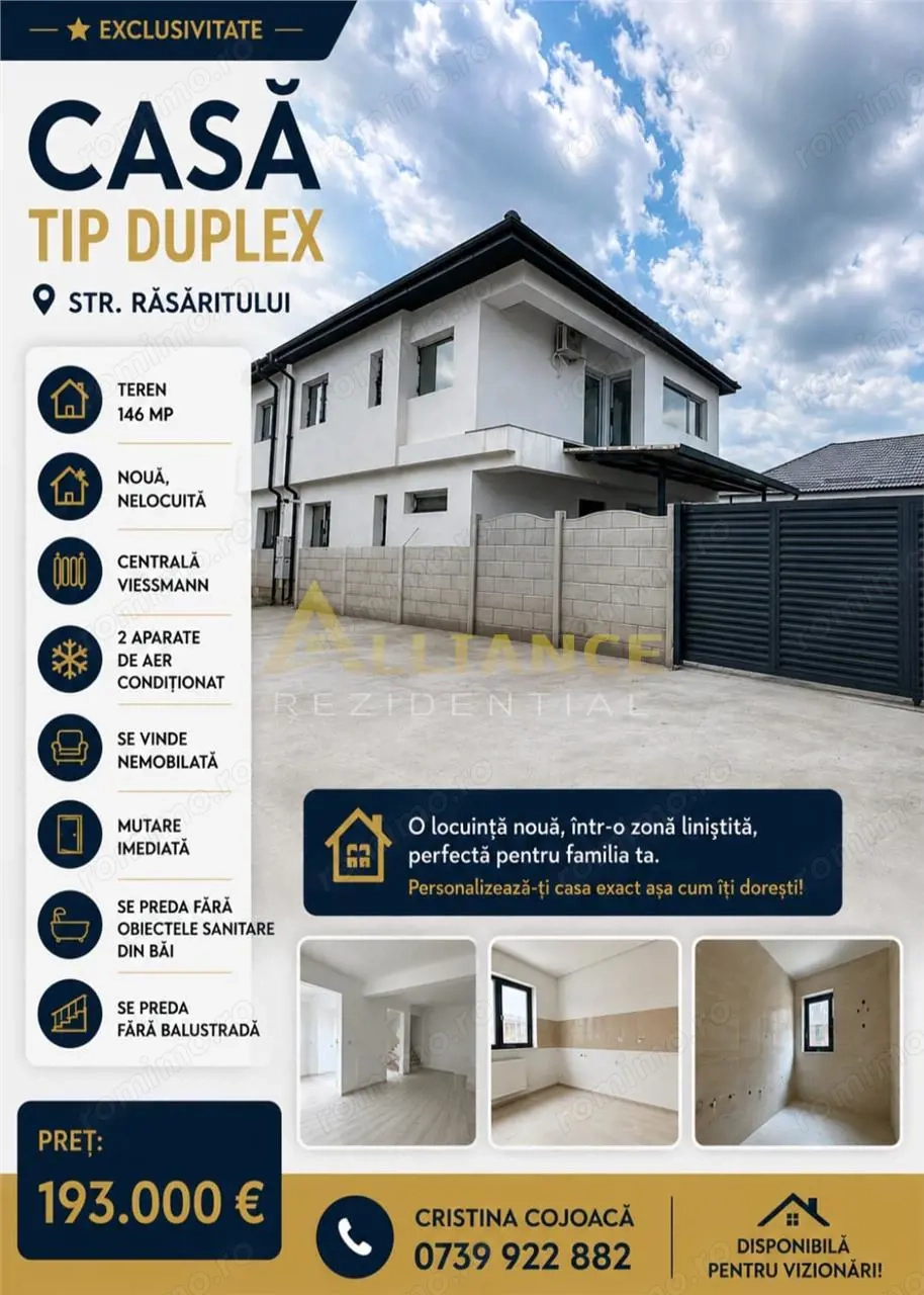 Casa Tip Duplex Primarie Popesti Leordeni Teren 146 mp